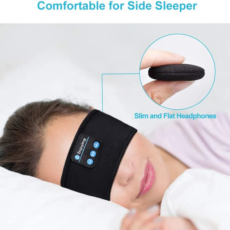 Wireless Bluetooth Sleep Headband – Comfortable Music Headphones for Sleeping & Sports