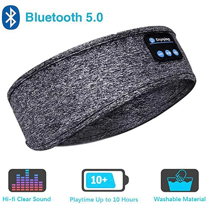 Wireless Bluetooth Sleep Headband – Comfortable Music Headphones for Sleeping & Sports